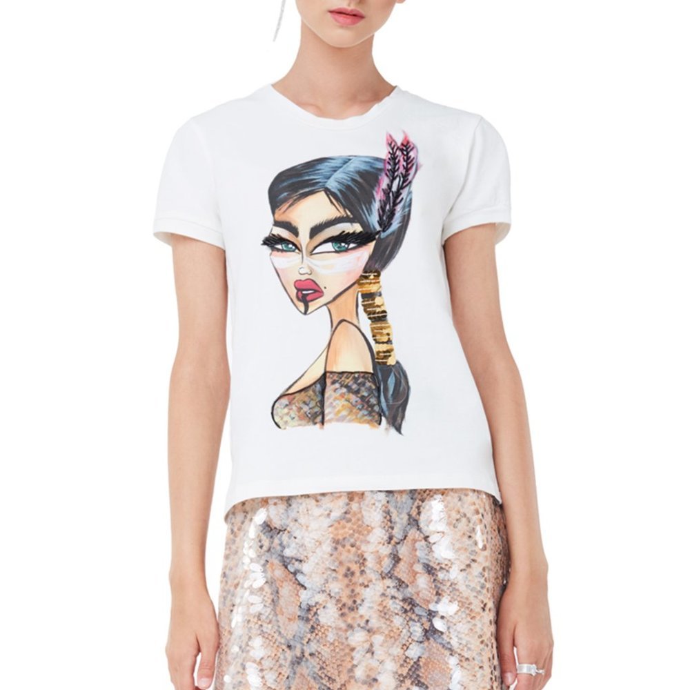 O'Blanc Memories Embroidery T-shirt